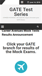 Mobile Screenshot of gatetestseries.com
